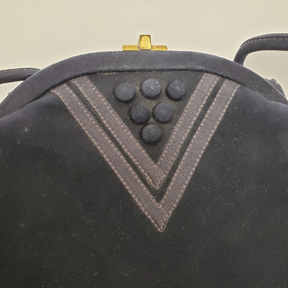 Vintage Art Deco Velvet Mini Bag - Picture 7 of 8